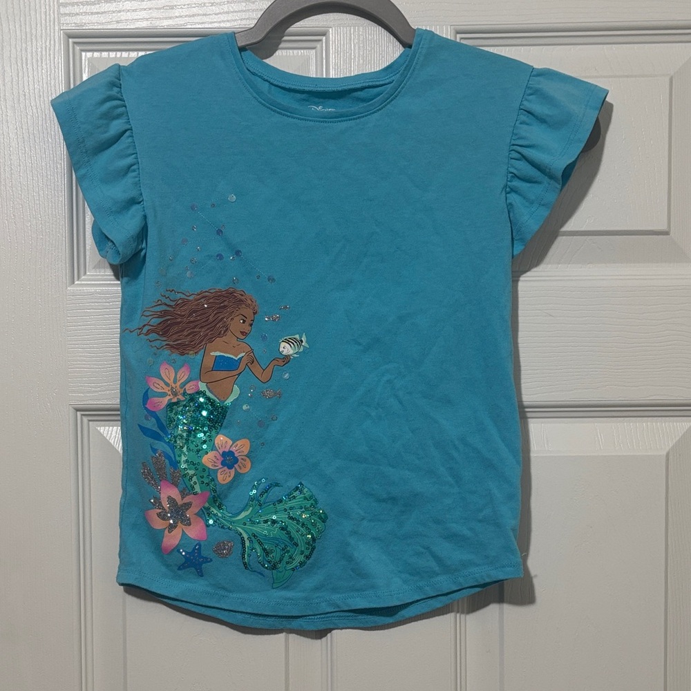 Blue Little Mermaid Kids Shirt
